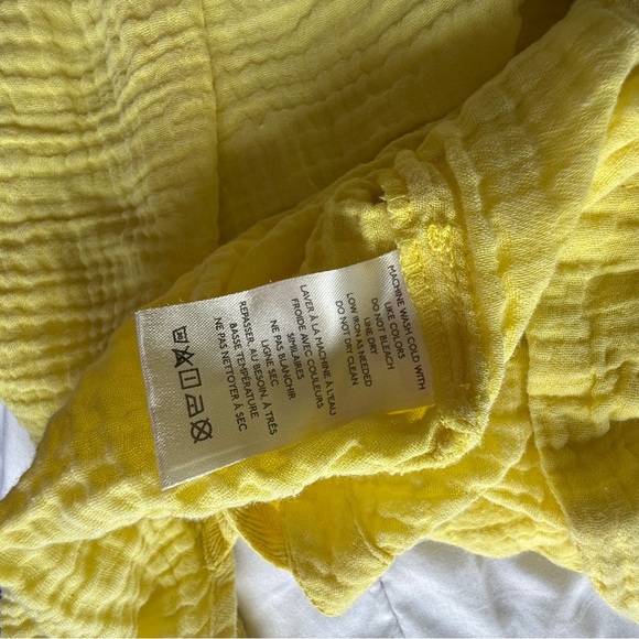 Free People Izzy Cargo Double Cotton Gauze Button Down Shirt Oversized Small - Picture 5 of 8